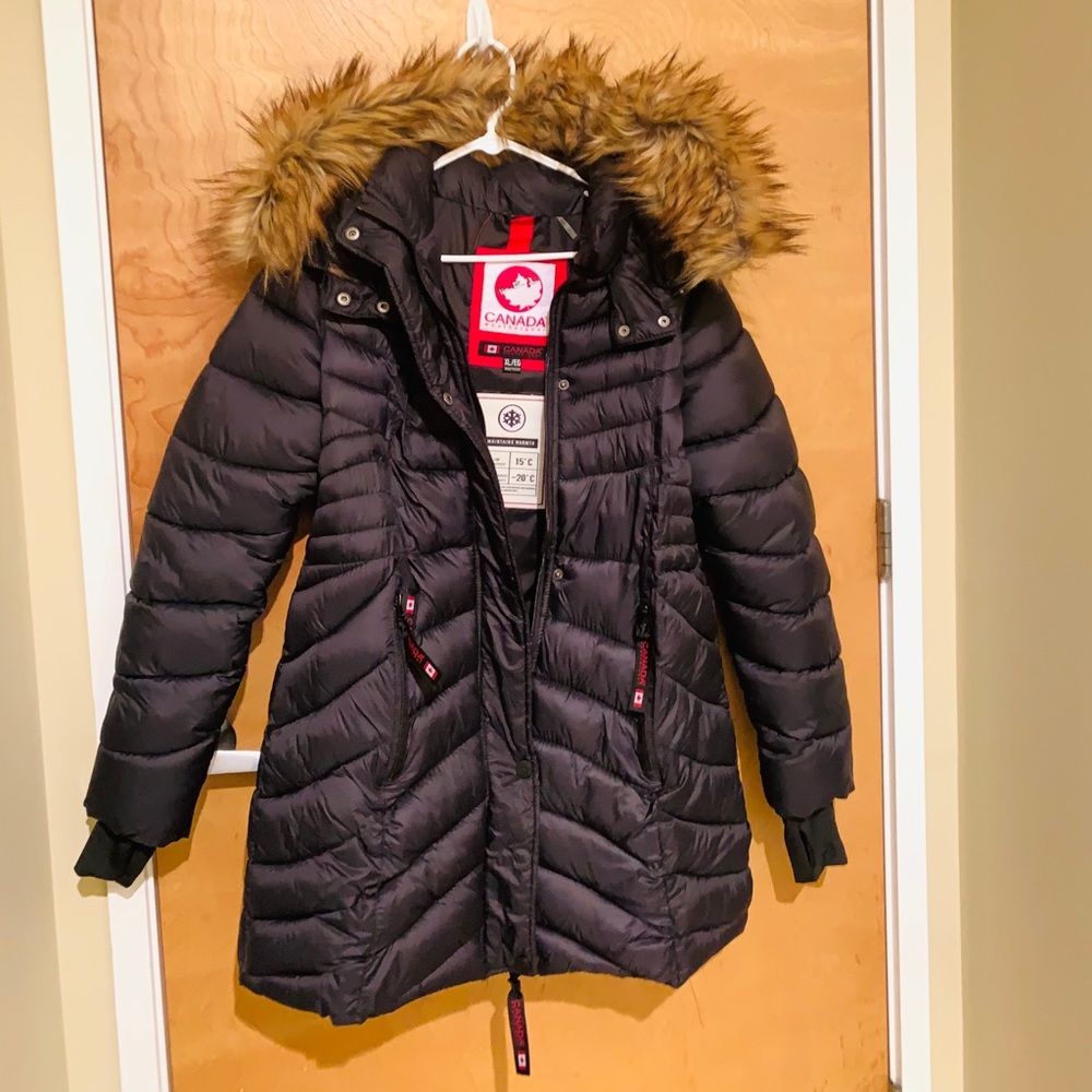 Canada Weathergear Winter Snow Jacket XL Dark Blue